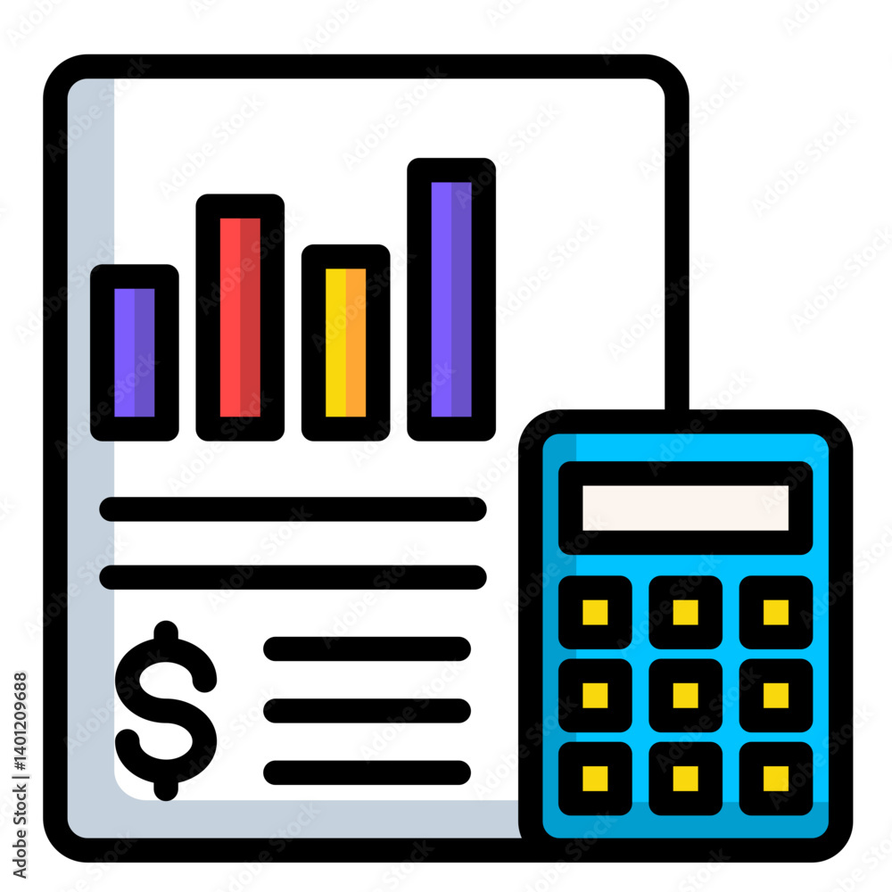 Income Statement Icon Element For Design Income Statement Icon Element For Design