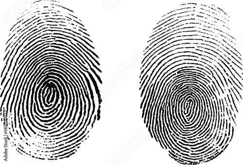 Finger print id authentication symbol set. Fingerprint, biometric, identity icon set. Fingerprints icon set vector isolated
