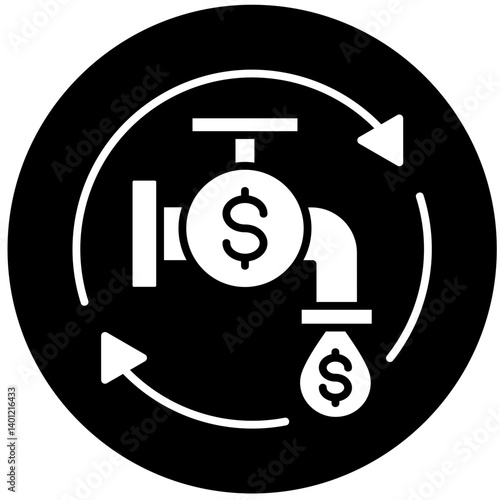 Liquidity Analysis  Icon Element For Design	