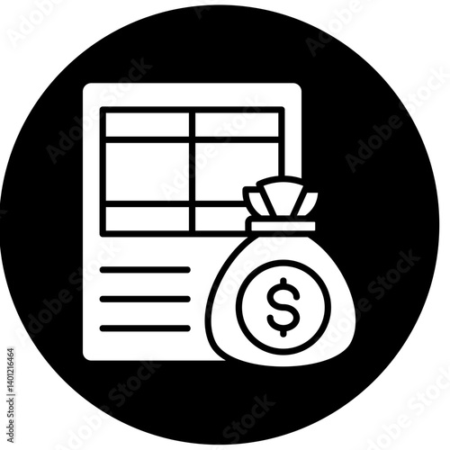 Accounts Receivable  Icon Element For Design	