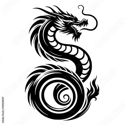 tattoo, vector, dragon, animal, illustration, tribal, symbol, black, silhouette, art, head, design, cartoon, bird, sign, nature, wild, monster, logo, tiger, lion, wolf, teeth, mascot, wildlife