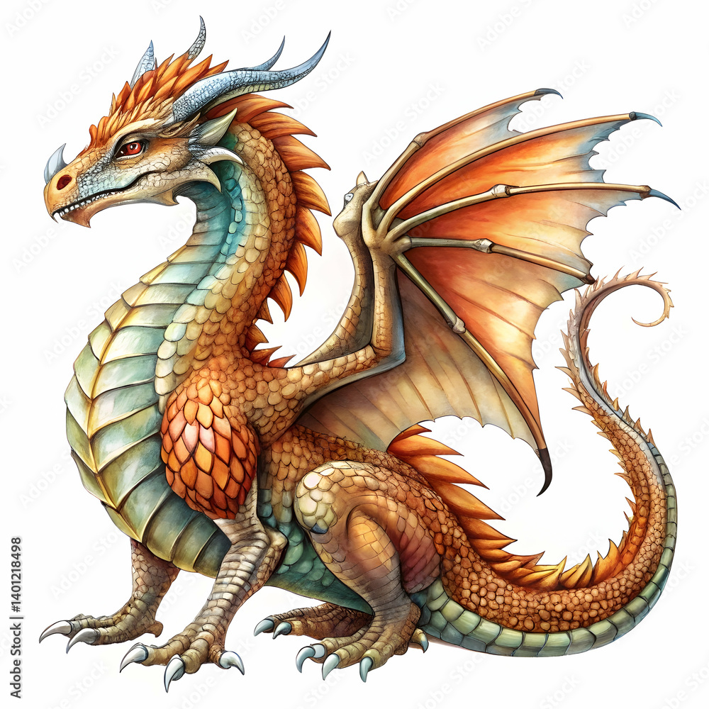 Fototapeta premium chinese dragon statue