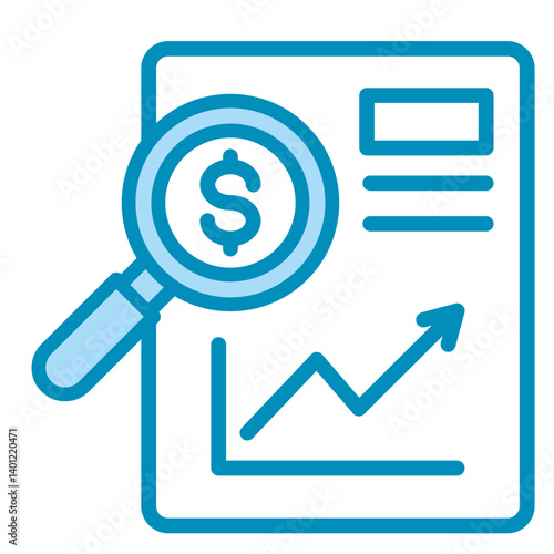 Equity Analysis  Icon Element For Design	