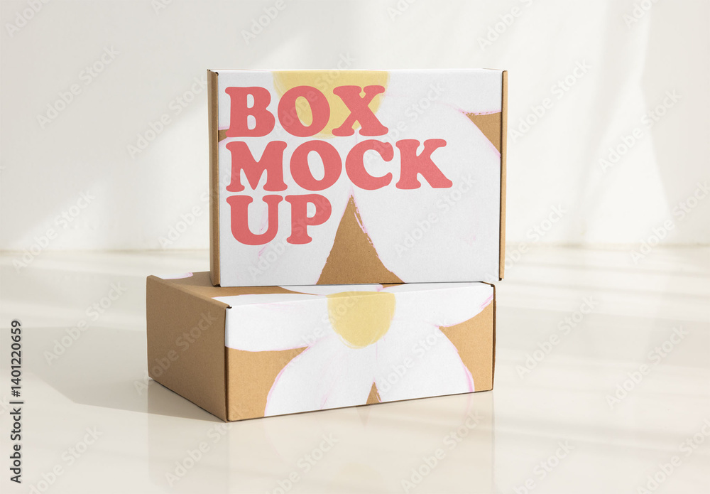 Box Mockup for Packaging Design Stock Template | Adobe Stock
