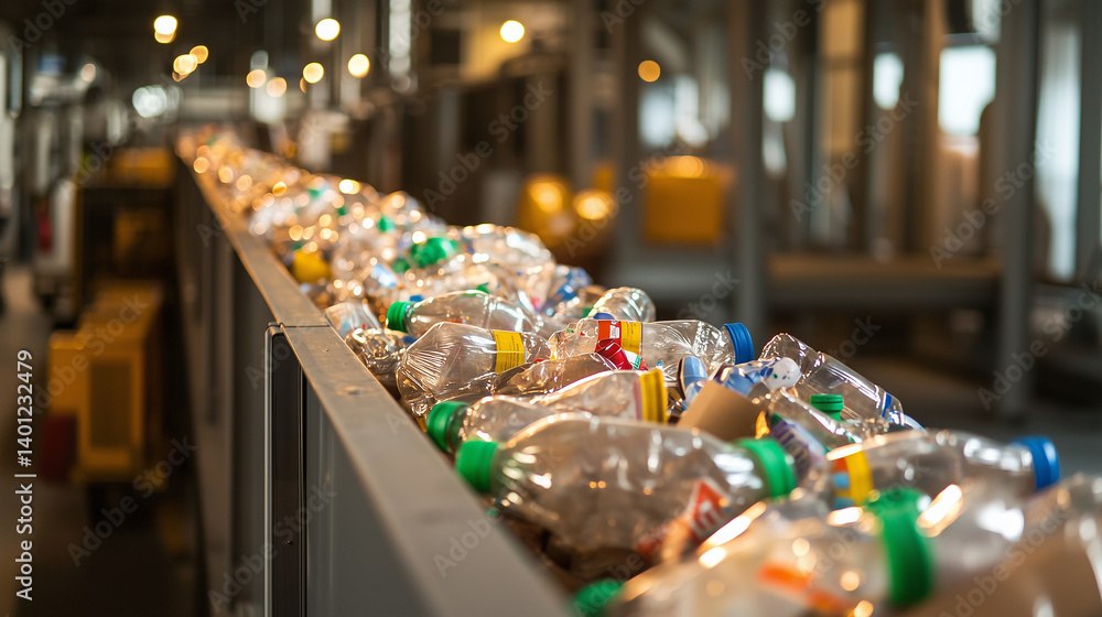 Modern facility, organized waste streams, active human sorting