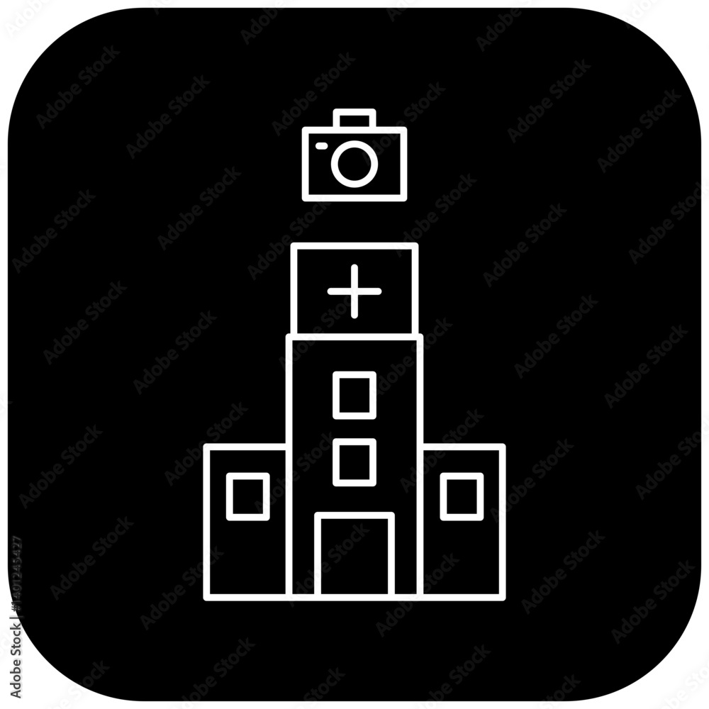 hospital camera icon design hospital camera icon design