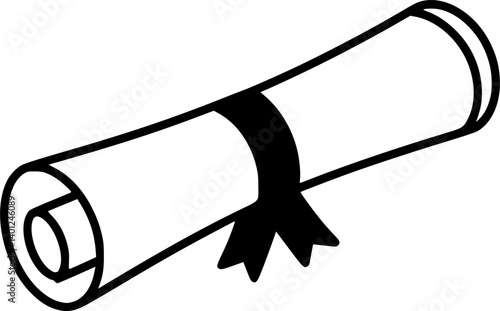 diploma icon vector
