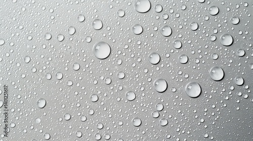 Wallpaper Mural Panoramic View of Water Droplets and Oil Bubbles on a Vibrant Blue Background Torontodigital.ca