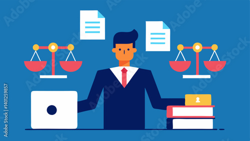 Data Analysis A digital dashboard displaying graphs and charts where an AI algorithm processes legal data pointing out trends and insights with glowing lines.