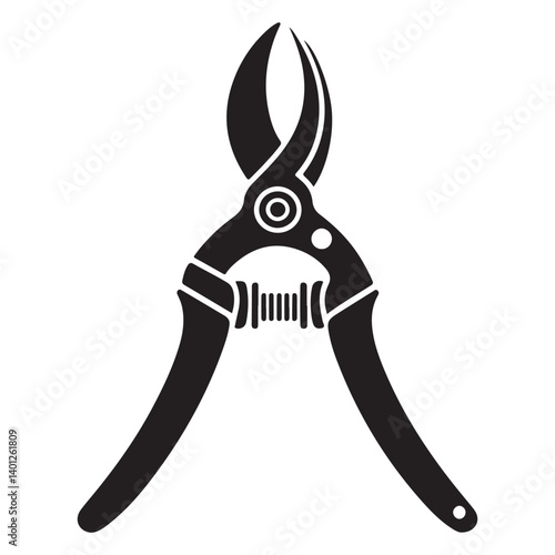 Professional Gardening Pruning Shears Illustration for Gardeners and Landscapers
