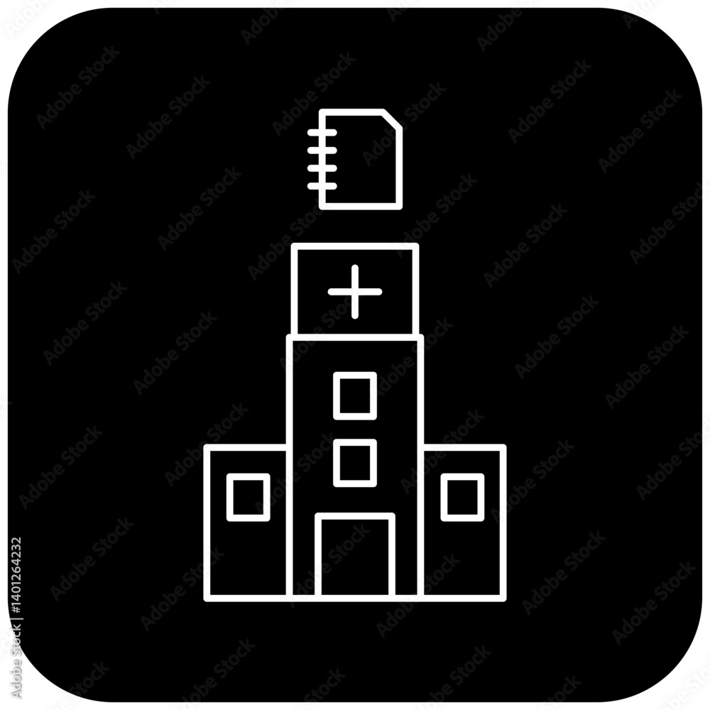 hospital icon design notes hospital icon design notes