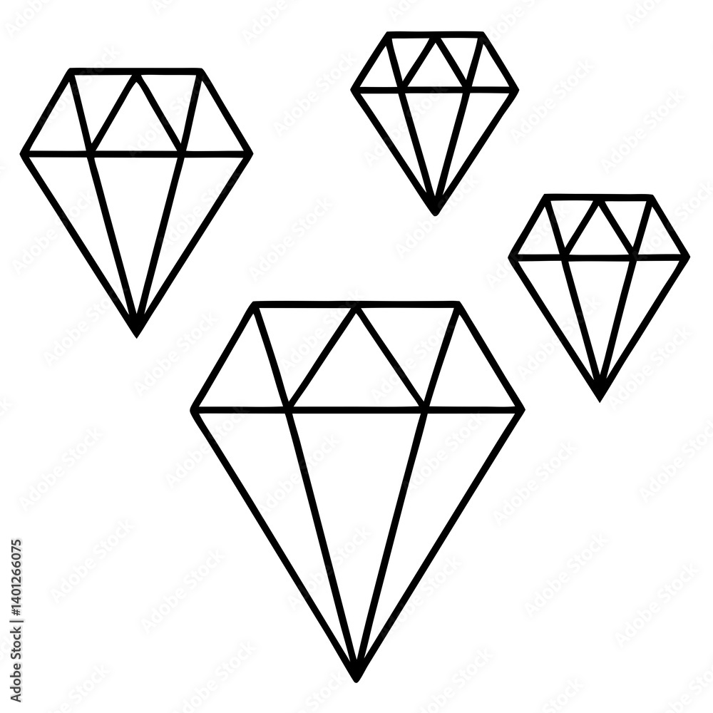 diamond vector illustration diamond vector illustration