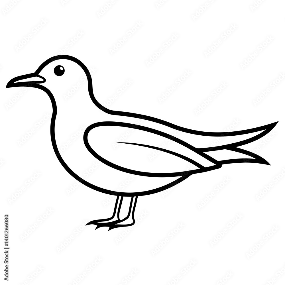 Obraz premium vector illustration of a duck