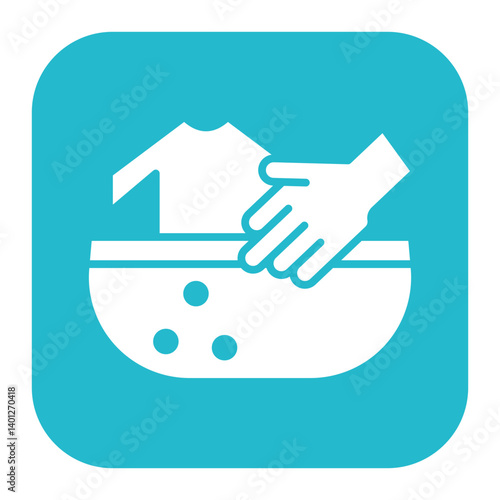 Hand Washing Clothes Icon