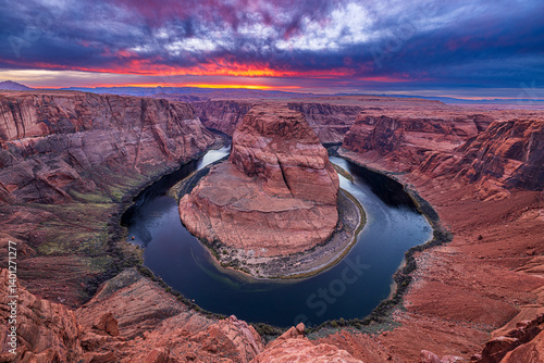 Sunset at Horseshoe Bend