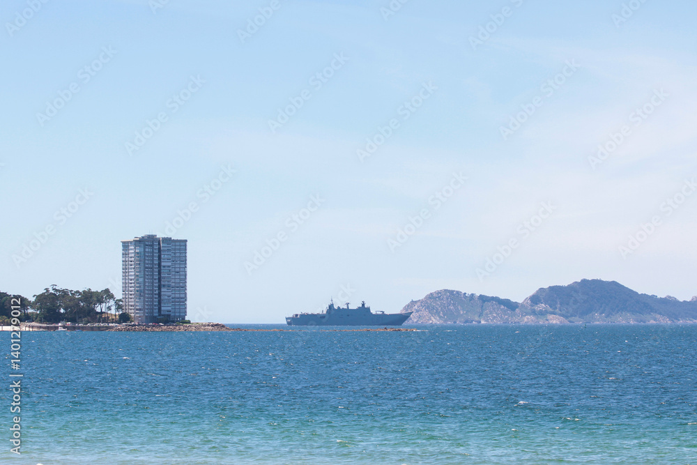 Naklejka premium military maneuvers. Infantry, aviation and navy landing 