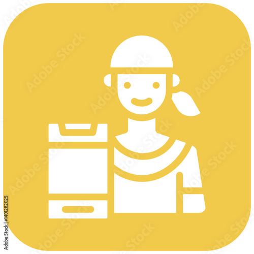 Woman Taking Selfie Icon