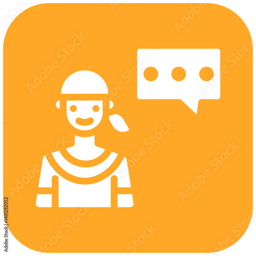 Woman Speech Icon