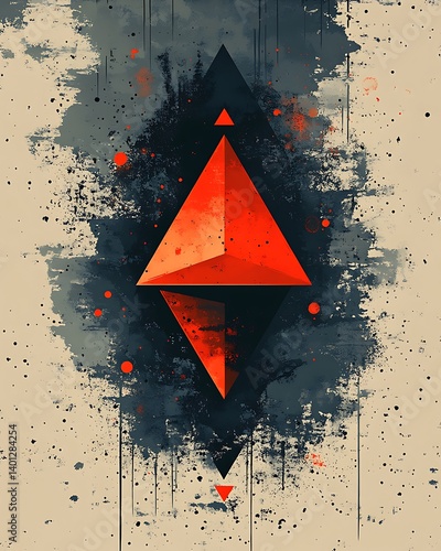 A sophisticated arrangement of paper-style origami graphics, with folded paper vectors in muted earthy tones, arranged organically on a textured canvas for a handcrafted, artistic feel