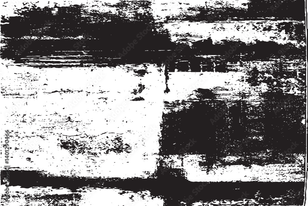 Obraz premium Rough, scratch, splatter grunge pattern design brush strokes. Overlay texture. Faded black-white dyed paper texture. Sketch grunge design. Use for poster, cover, banner, mock-up, stickers layout.