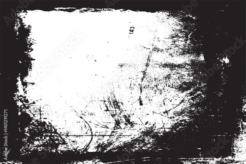 Foto Rustic scratched wall texture