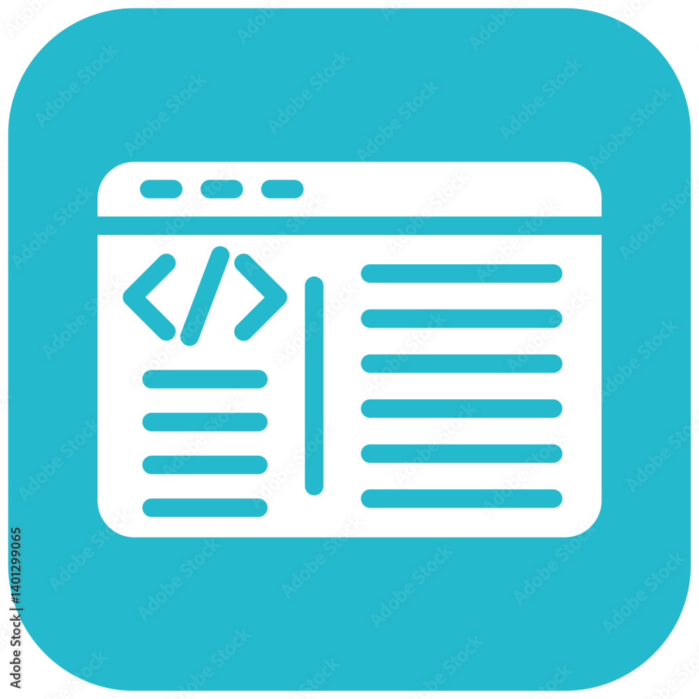 Coding Language Icon Coding Language Icon