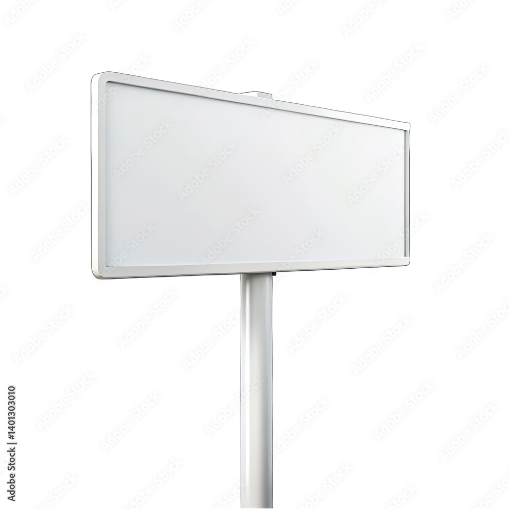 blank billboard on white background blank billboard on white background