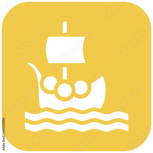Viking Ship Icon