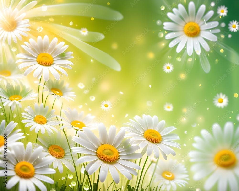 Obraz premium daisies in the grass