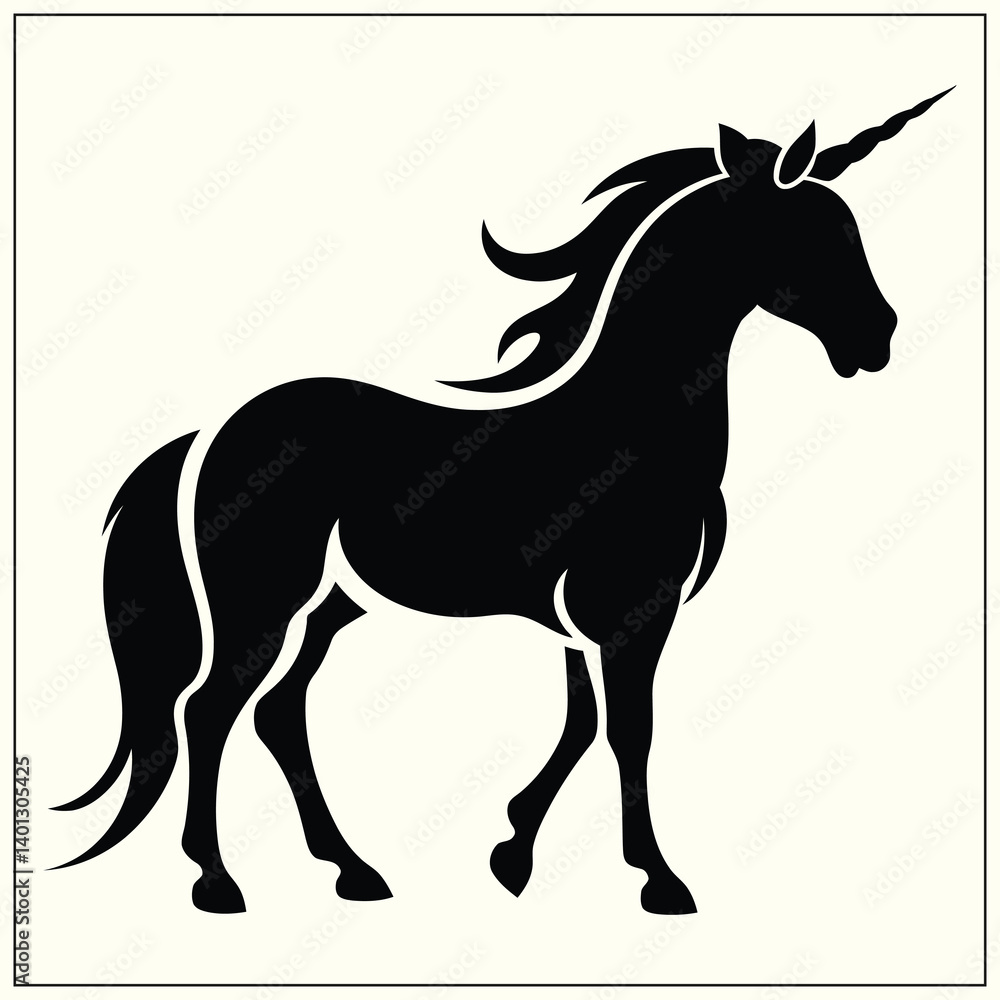 Fantasy Unicorn Silhouette Fantasy Unicorn Silhouette