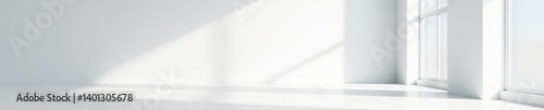 Bright white room, subtle window shadows Ideal Zoom background , zoom, clean