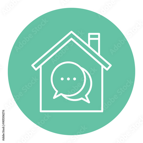 House Chat Icon