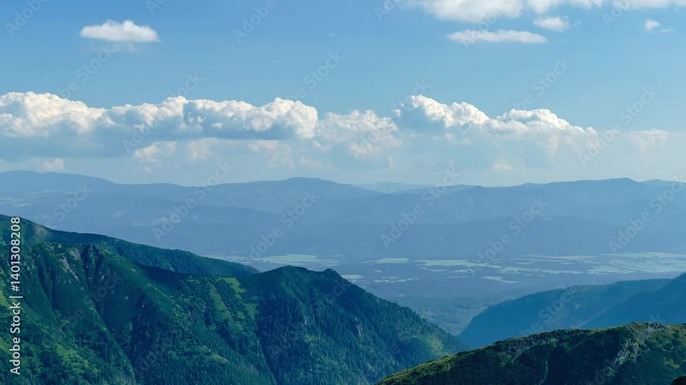 Breathtaking Tatra Landscape Fast-Forwarded on a Summer Day Breathtaking Tatra Landscape Fast-Forwarded on a Summer Day