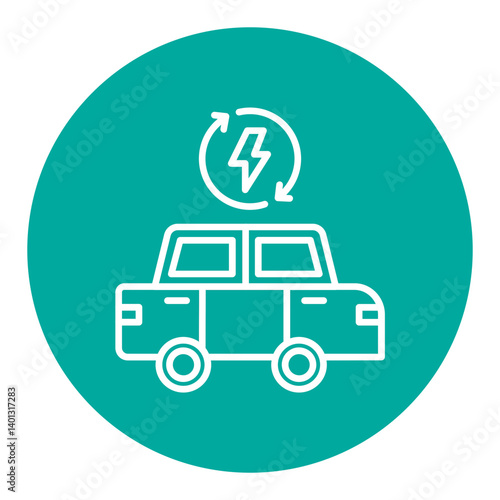 Electric Car Icon