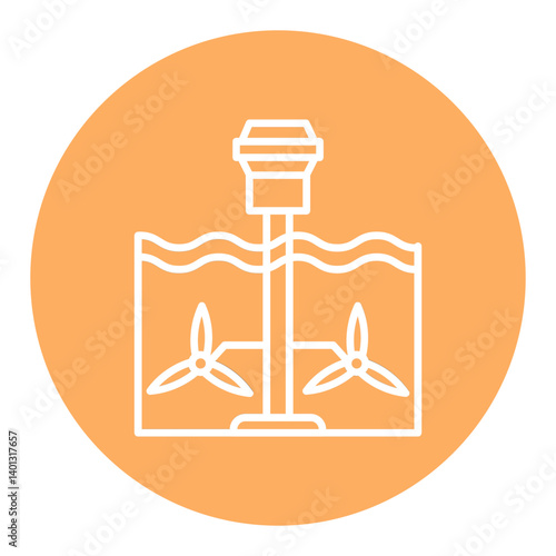 Tidal Power Icon