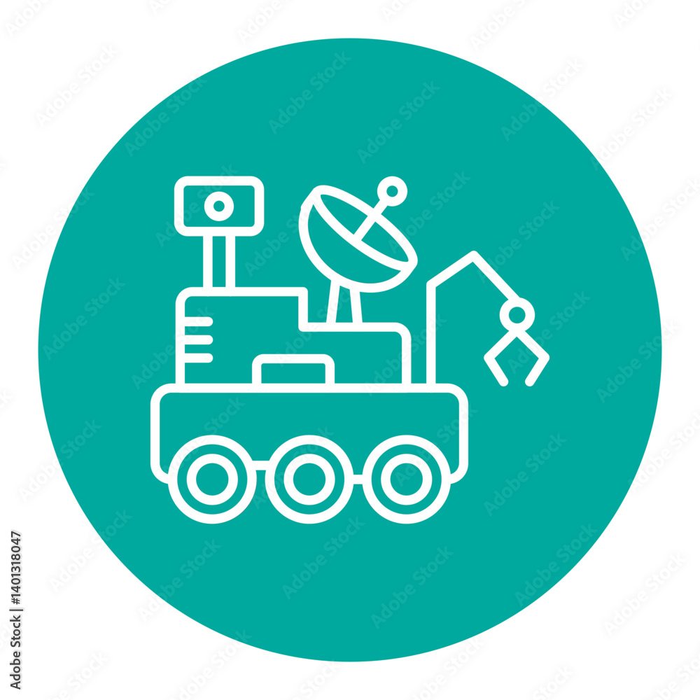 Moon Rover Icon Moon Rover Icon