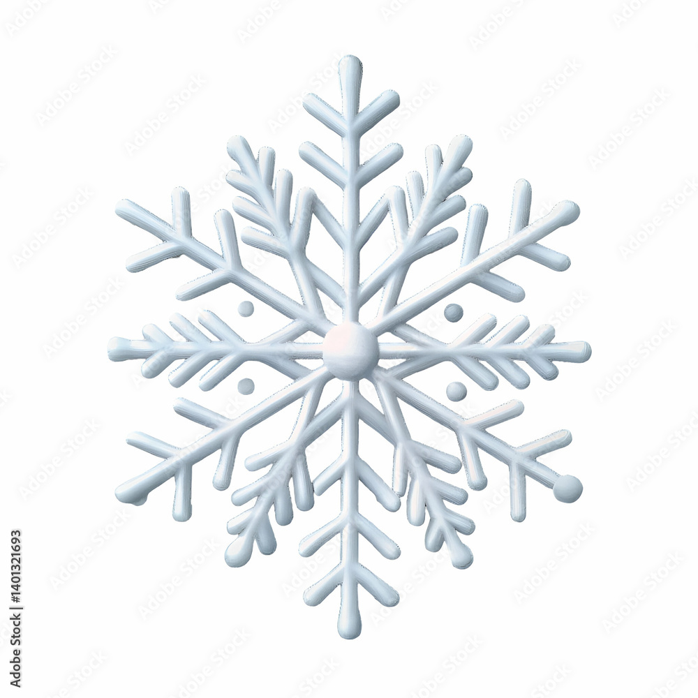 snowflake on white background snowflake on white background