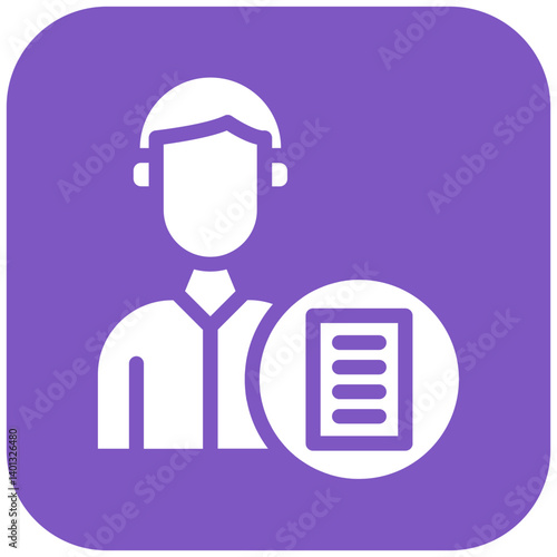 Legal Advisor Vector Icon