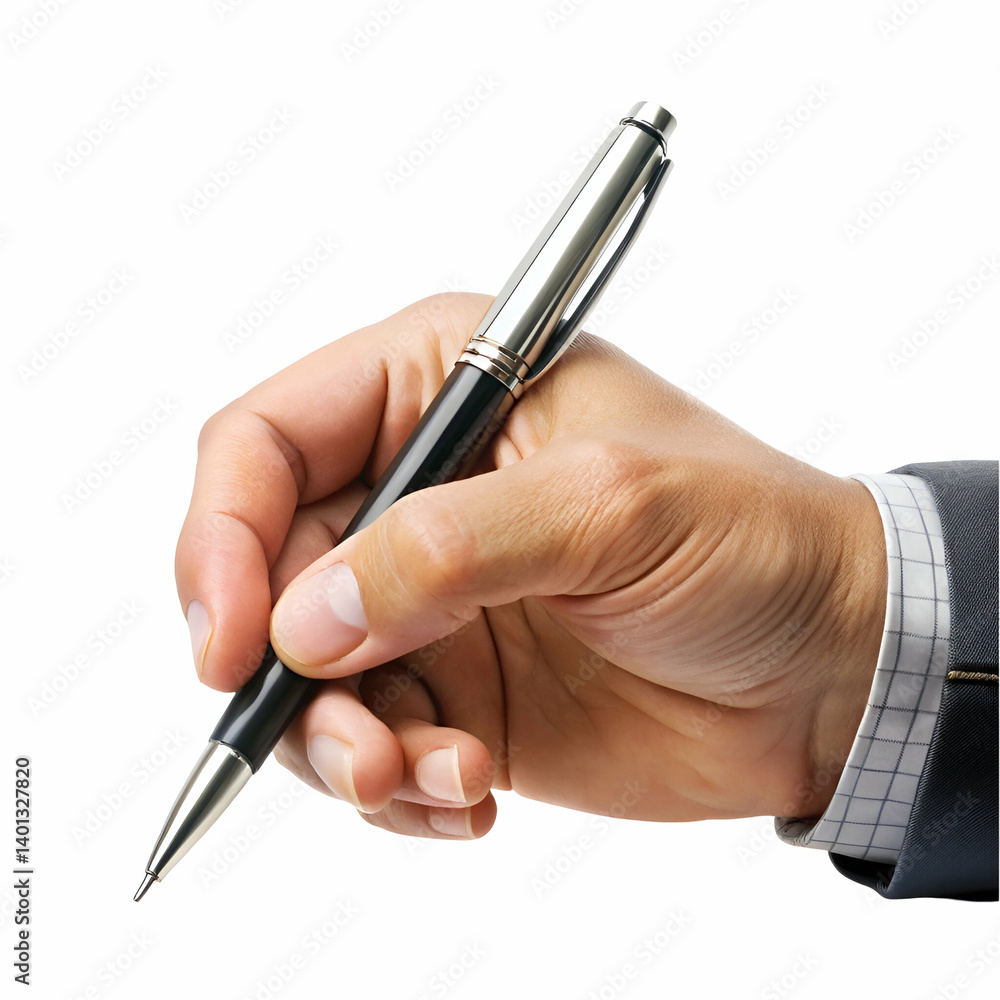 hand with pen hand with pen