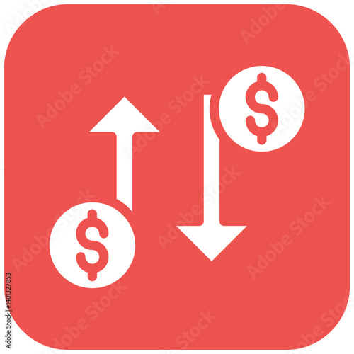 Fluctuate Vector Icon