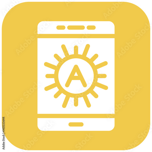 Brightness Auto Vector Icon