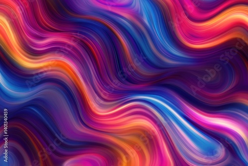 Obraz na płótnie A dynamic, glowing speed blur pattern with bold colors, creating an energetic motion effect for a web banner or wallpaper. w salonie