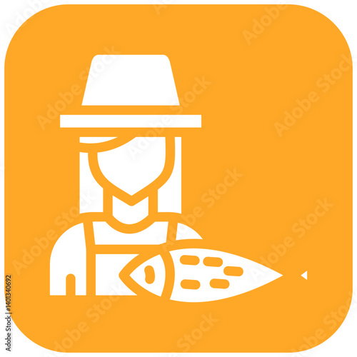 Fisherwoman Icon