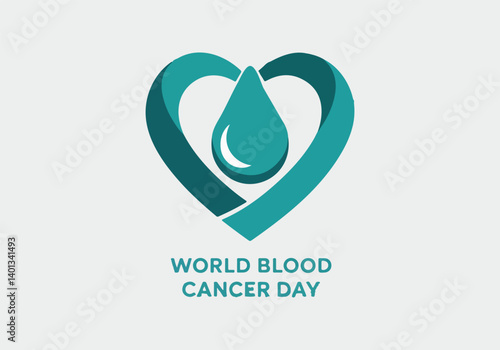 Blood Cancer Awareness Vector Illustration Bundle | World Blood Cancer Day Elements with Blood Drop, Awareness Ribbon, Doctor, Patient, Strong Fighter, Medical Icons, Save Life Concept Design