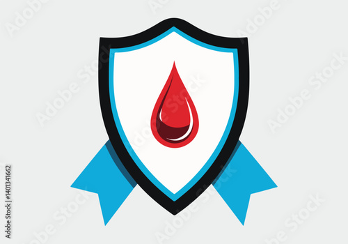 Blood Cancer Awareness Vector Illustration Bundle | World Blood Cancer Day Elements with Blood Drop, Awareness Ribbon, Doctor, Patient, Strong Fighter, Medical Icons, Save Life Concept Design