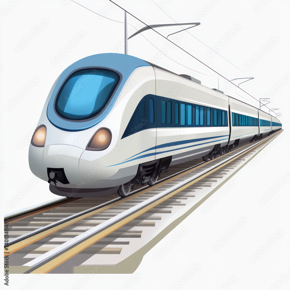 Fototapeta premium train in motion blur