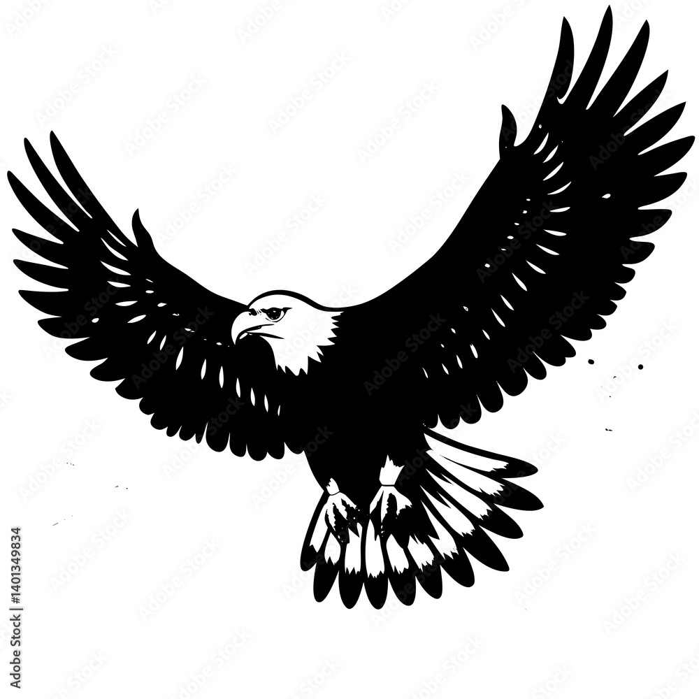 Obraz premium eagle with wings