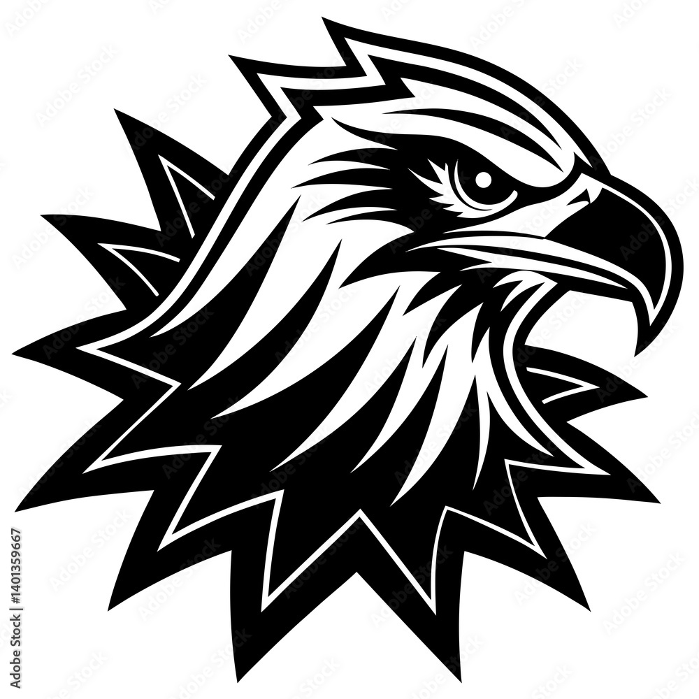 Obraz premium Eagle head design and illustration