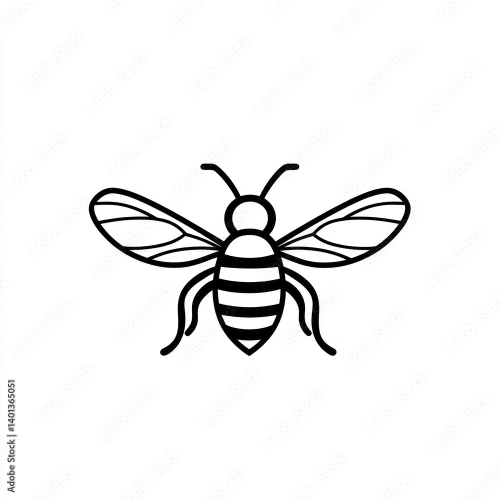 Fototapeta premium Bee Icon