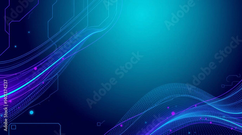 Cyber Big Data Flow Particles Bokeh. Digital Neural Network. Concept of AI Artificial Intelligence Technology Machine Deep Learning. Digital Communication. Science Technology Background 